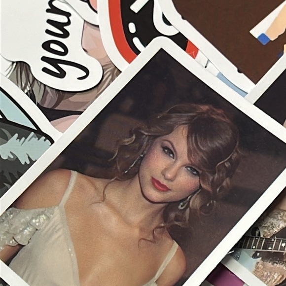 5for$10 Cute Singer Taylor Swift Vibrant 50Pc Album Stickers Notebooks & More - Picture 2 of 4
